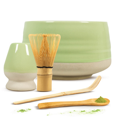 Matcha tea brewing accessories set