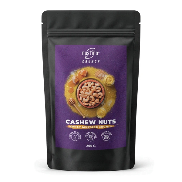 Nustino Crunch – Roasted Cashews – Honey Mustard Crunch 200g