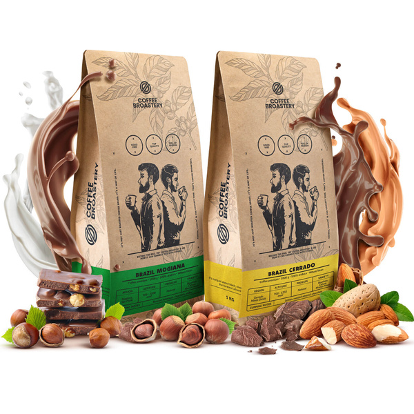 Set of Bro Coffee Roastery Brazil Samba + Brazil Cerrado 2x1kg (2kg)