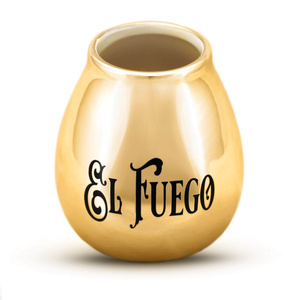 Yerba Mate Set: El Fuego Elaborada 1kg + Calabash + Bombilla