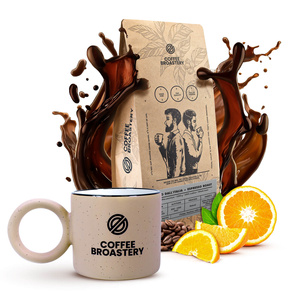 Bro Coffee Roastery Set: Amico dall'Italia Espresso Roast Coffee + Mug