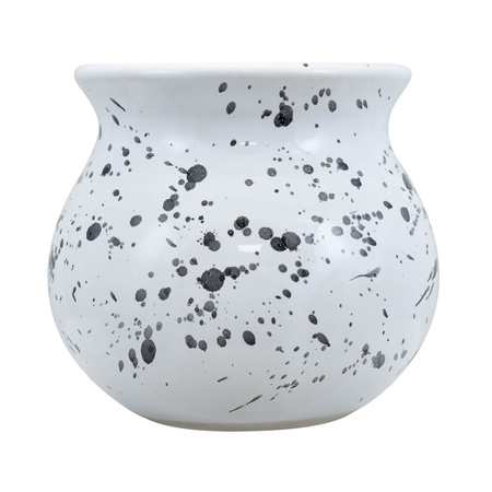 Ceramic Mate Gourd DALMATA (white)