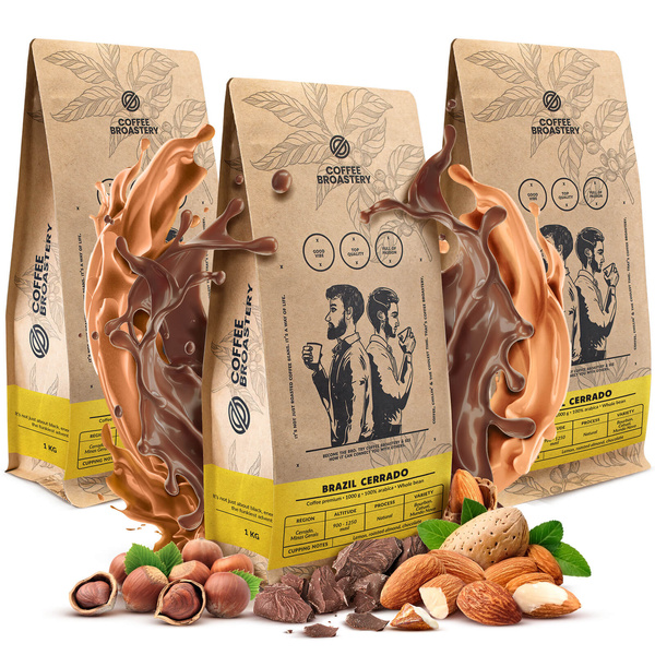 Set of Bro Coffee Roastery Brazil Cerrado 3x1kg (3kg)