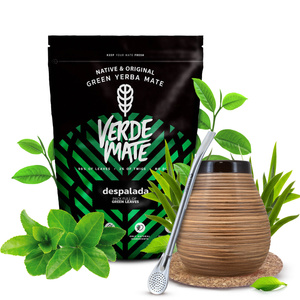 Yerba Mate Set Verde Mate 400g 0.4kg Calabash + Bombilla