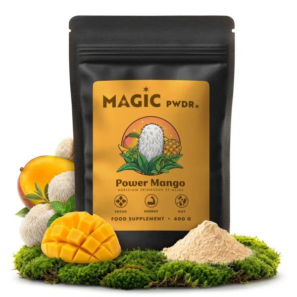 Magic Pwdr – Power Yerba & Mango – Focus & Gut Blend 400g
