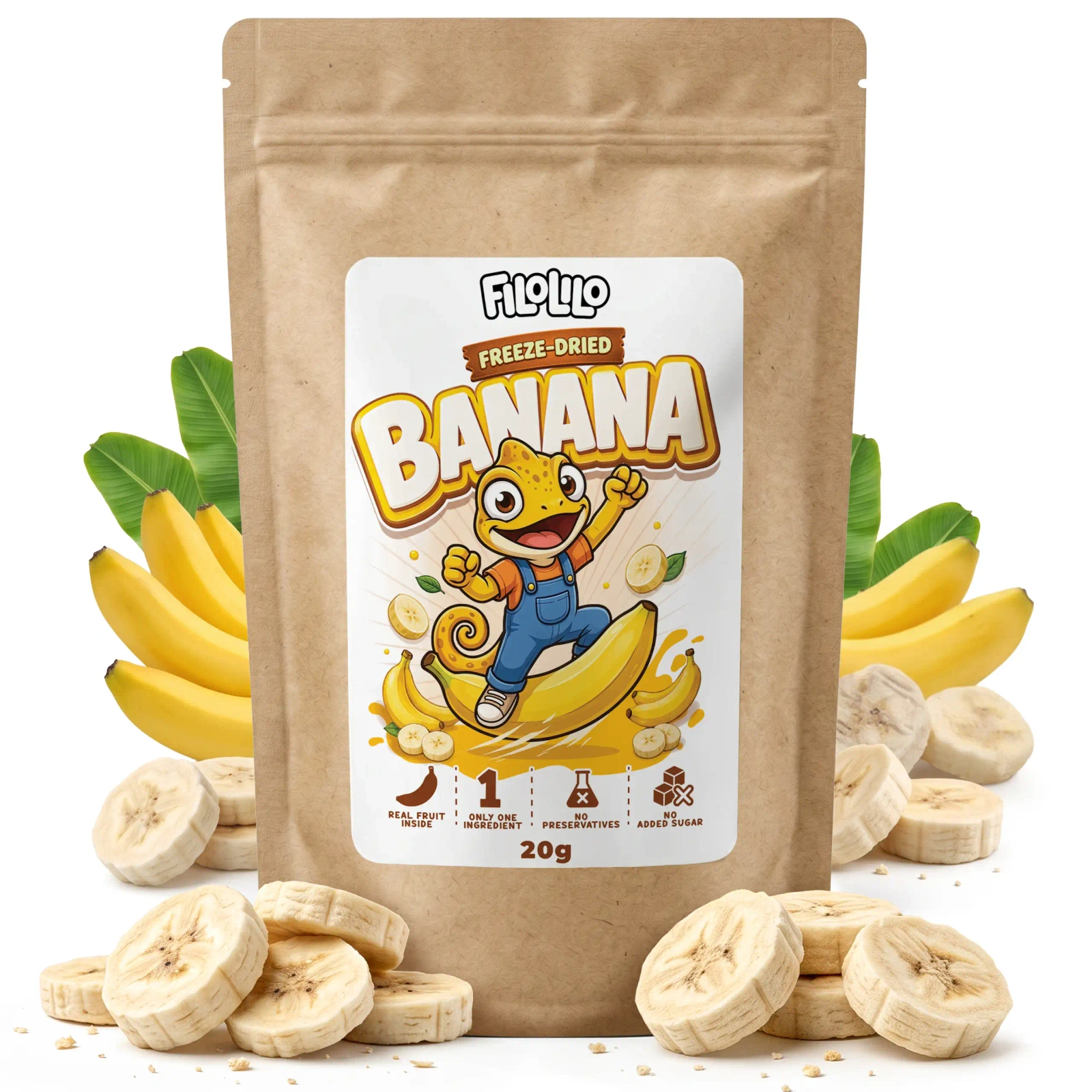 FiloLilo freeze-dried banana