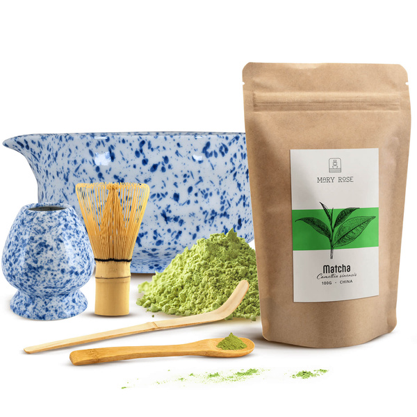 Matcha Tea Brewing Set: Matcha 100g + Accessories