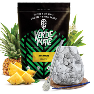 Yerba Mate Set Verde Mate 500g 0.5kg Calabash + Bombilla