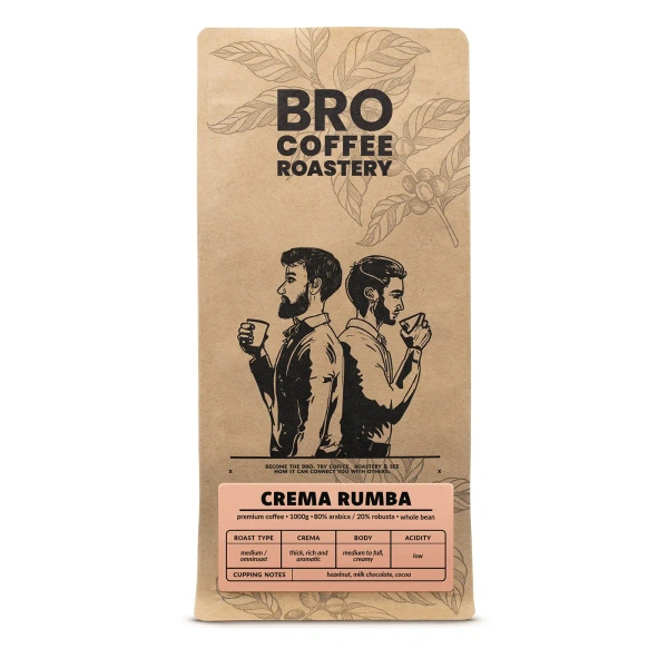 Bro Coffee Roastery – Whole Bean Coffee Crema Rumba 1kg
