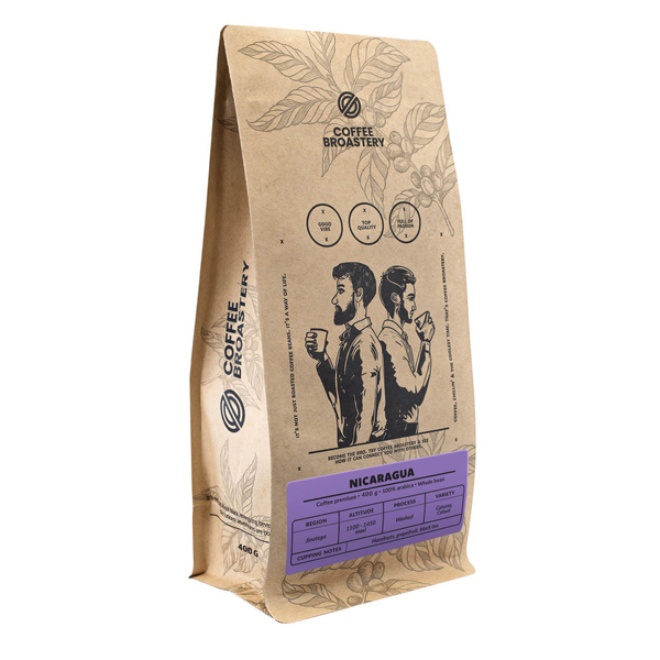 Bro Coffee Roastery - Whole Bean Coffee Nicaragua Colibrí Azul Speciality 400g