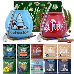 Winter Gift Set Yerba Mate for two 10x50g