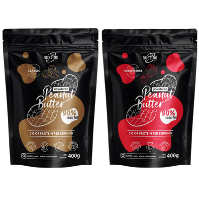 Nustino - Powdered Peanut Butter 2x400g