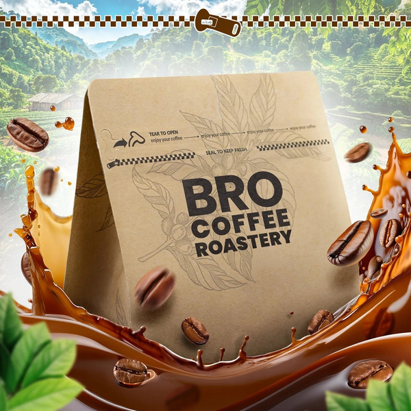 Set of Bro Coffee Roastery Brazil Samba 2x1kg (2kg)