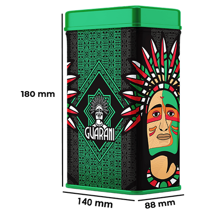 Yerbera – Tin can + Guarani Elaborada Tradicional 0.5kg 