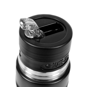 Yerbomos XL ALL IN ONE - 750ml - Mate cup, thermos and bombilla in one (black)