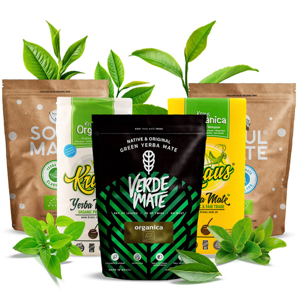 Organic Yerba Mate Tea Set 5x0,5kg