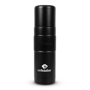 Yerbomos XL ALL IN ONE - 750ml - Mate cup, thermos and bombilla in one (black)
