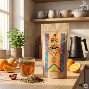 Set Guayusa Pachamama Citrus 100g + Calabash + Bombilla