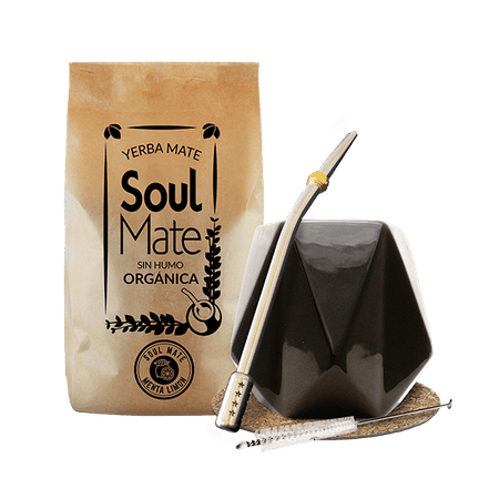 Set Gourd Diamante INOX Yerba Soul Mate 0,5kg