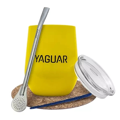Yerba Mate Accessories Set: thermal mate gourd TermoLid + bombilla