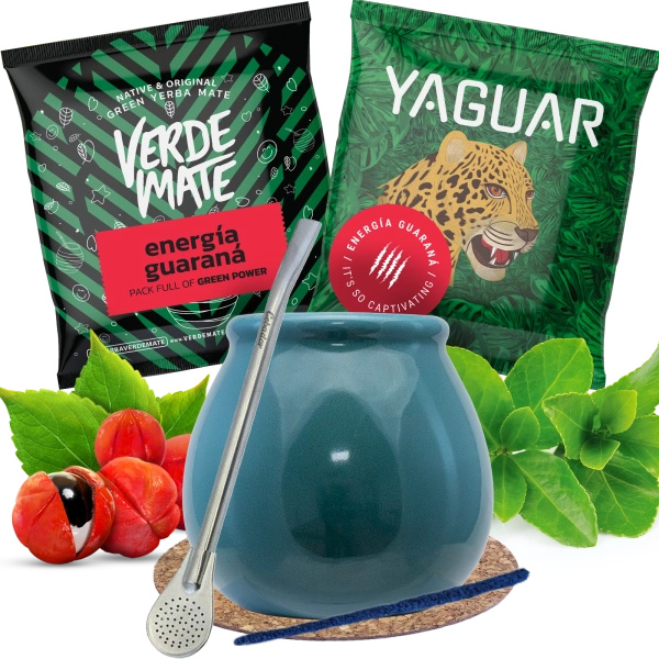 Yerba Verde Mate Matero Bombilla Accessories Set