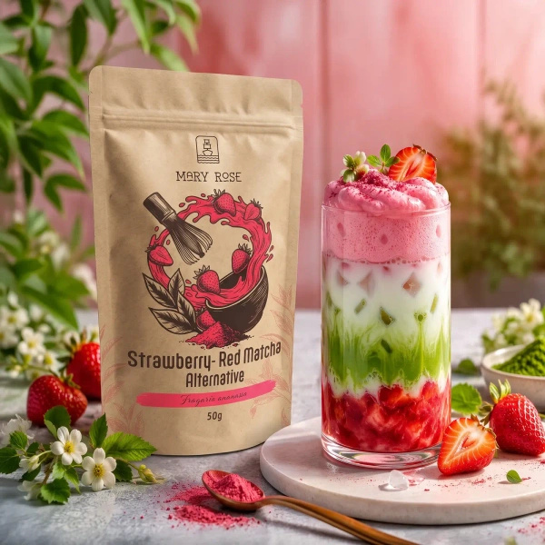 Colourful Matcha Set: Red Matcha + Orange Matcha + Yellow Matcha