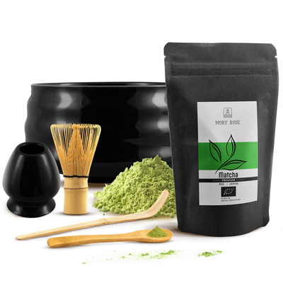 PREMIUM Matcha Tea Brewing Set: Japanese Organic Matcha 30g + Accessories