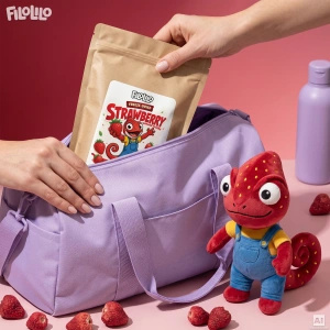 FiloLilo – Freeze-dried whole strawberries 100g