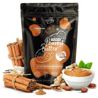 Nustino – Powdered Peanut Butter – Cinnamon (no sugar added) 400g