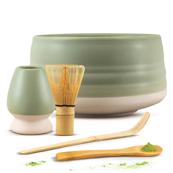 Matcha tea brewing accessories set