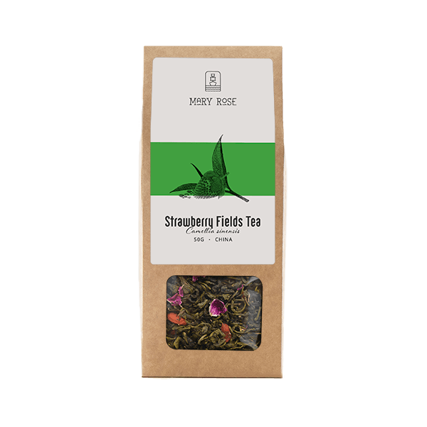 Mary Rose - Strawberry Fields Green Tea - 50g