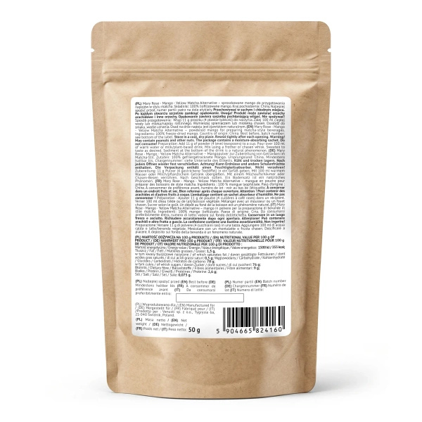 Mary Rose – Yellow Matcha Alternative – Mango Powder 50g