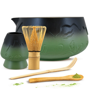 Matcha tea brewing accessories set