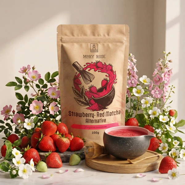 Mary Rose – Red Matcha Alternative – Strawberry Powder 100g