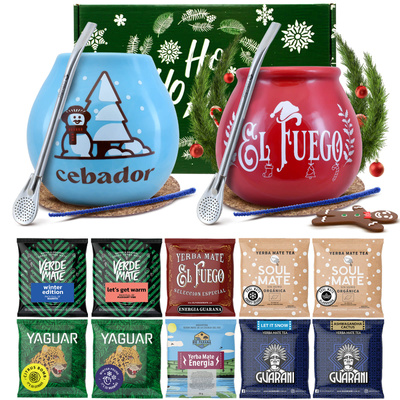 Winter Gift Set Yerba Mate for two 10x50g