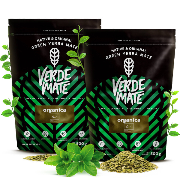 2 x Verde Mate Green Organica 0.5kg (1kg)
