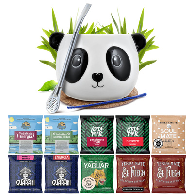 Yerba Mate 10x50g 500g sample set + accessories