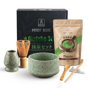Gift Set: Premium Matcha + Matchawan + Bamboo Accessories