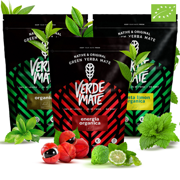 Yerba Mate Set Verde Mate BIO 3x400g
