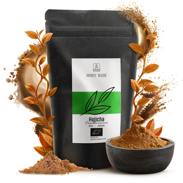 Mary Rose – Roasted Green Tea Hojicha Powder (BIO) 30g