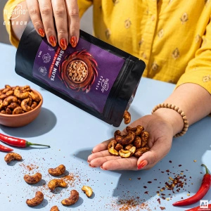 Nustino Crunch – Roasted Cashews – Hot & Bold Chilli 100g