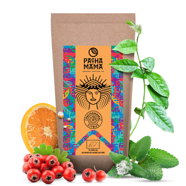 Set Guayusa Pachamama Citrus 100g + Calabash + Bombilla