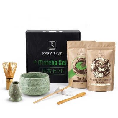 Gift Set for Colourful Matcha Latte: Matcha + White Matcha + Accessories