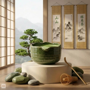 Gift Set: Japanese Premium Matcha + matchawan + Bamboo Accessories