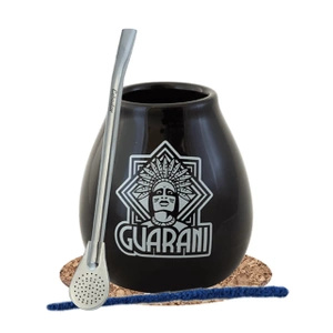 Yerba Mate Set of Accessories: Calabash + Bombilla