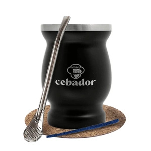 Yerba Mate Accessories Set: thermal mate gourd TermoMate + bombilla