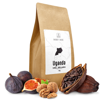 Mary Rose - whole bean coffee Uganda Kanyenye speciality 1kg