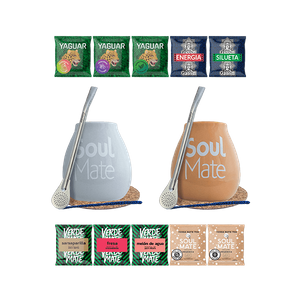 2x matero + Yerba Mate 10x50g