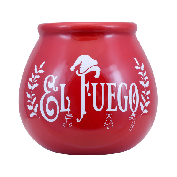 Christmas Yerba Mate Gift Set for Two: Samples 10x50g + 2x Gourd El Fuego Christmas Edition and 2x Bombilla