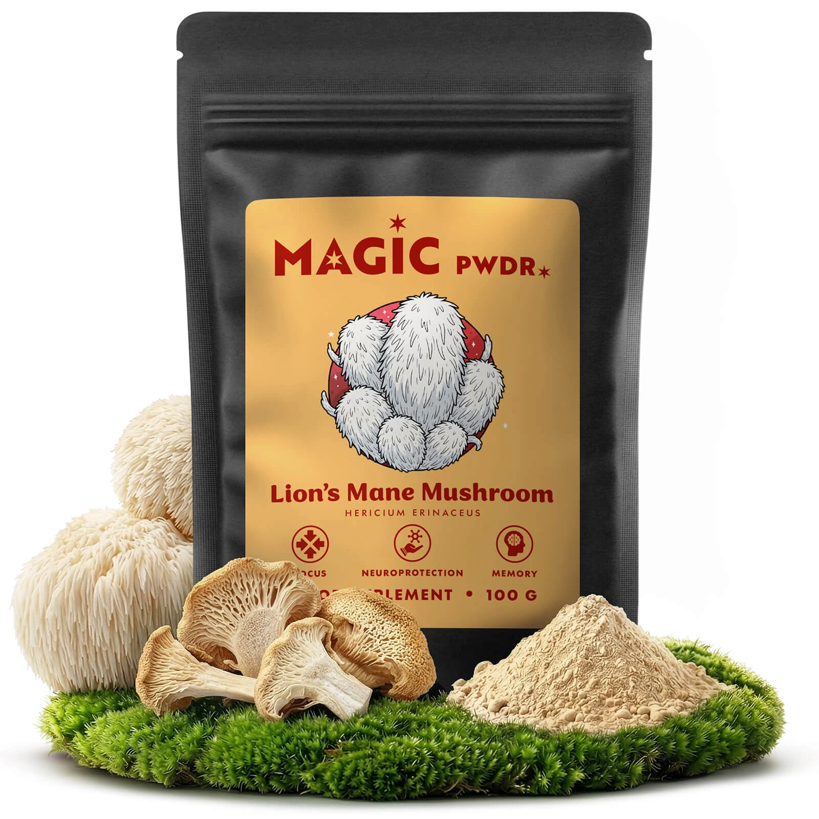 Magic Pwdr Lion's Mane